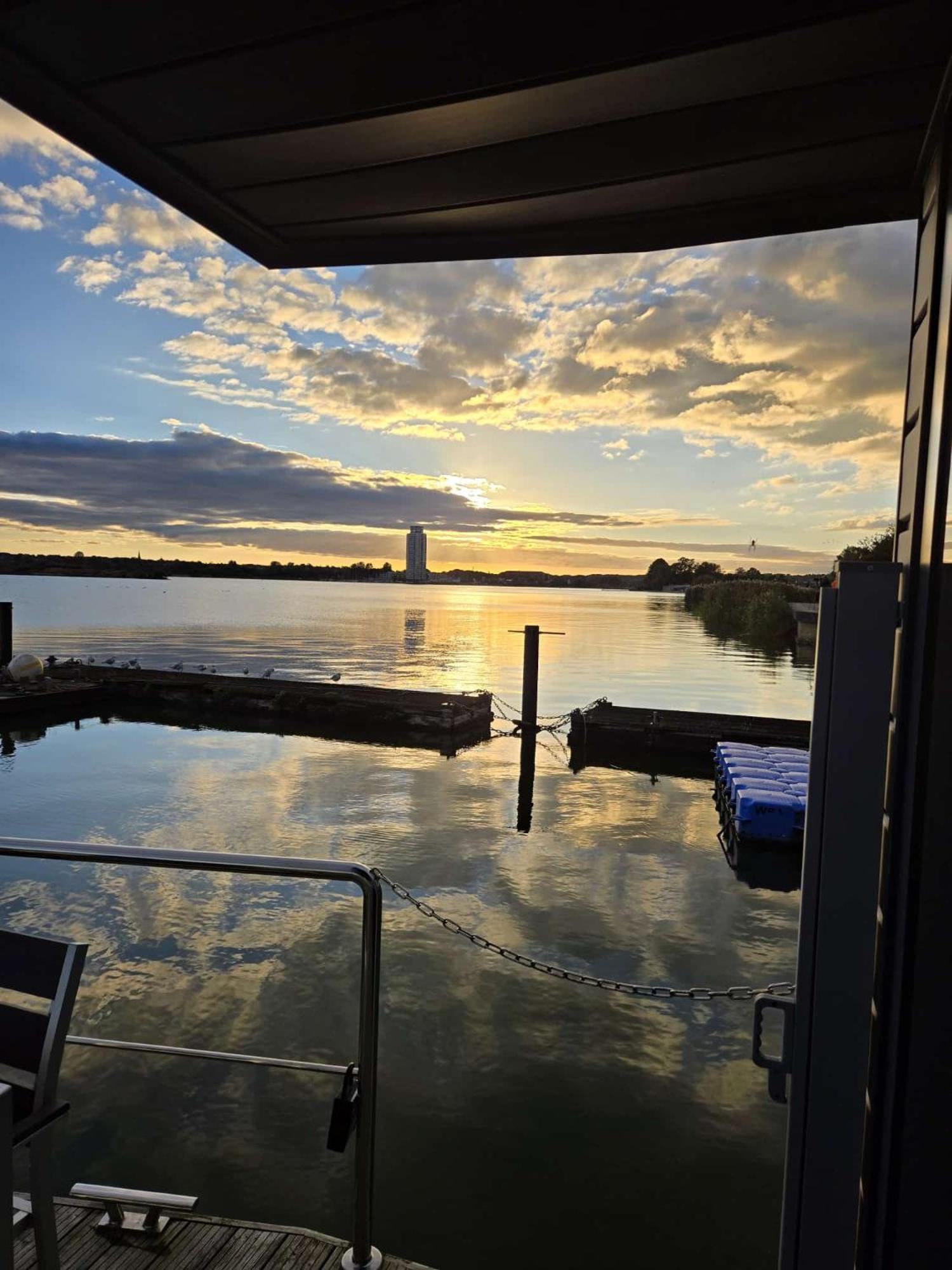 Ostsee Hausboot Schleswig Ostseeblick 1 외부 사진